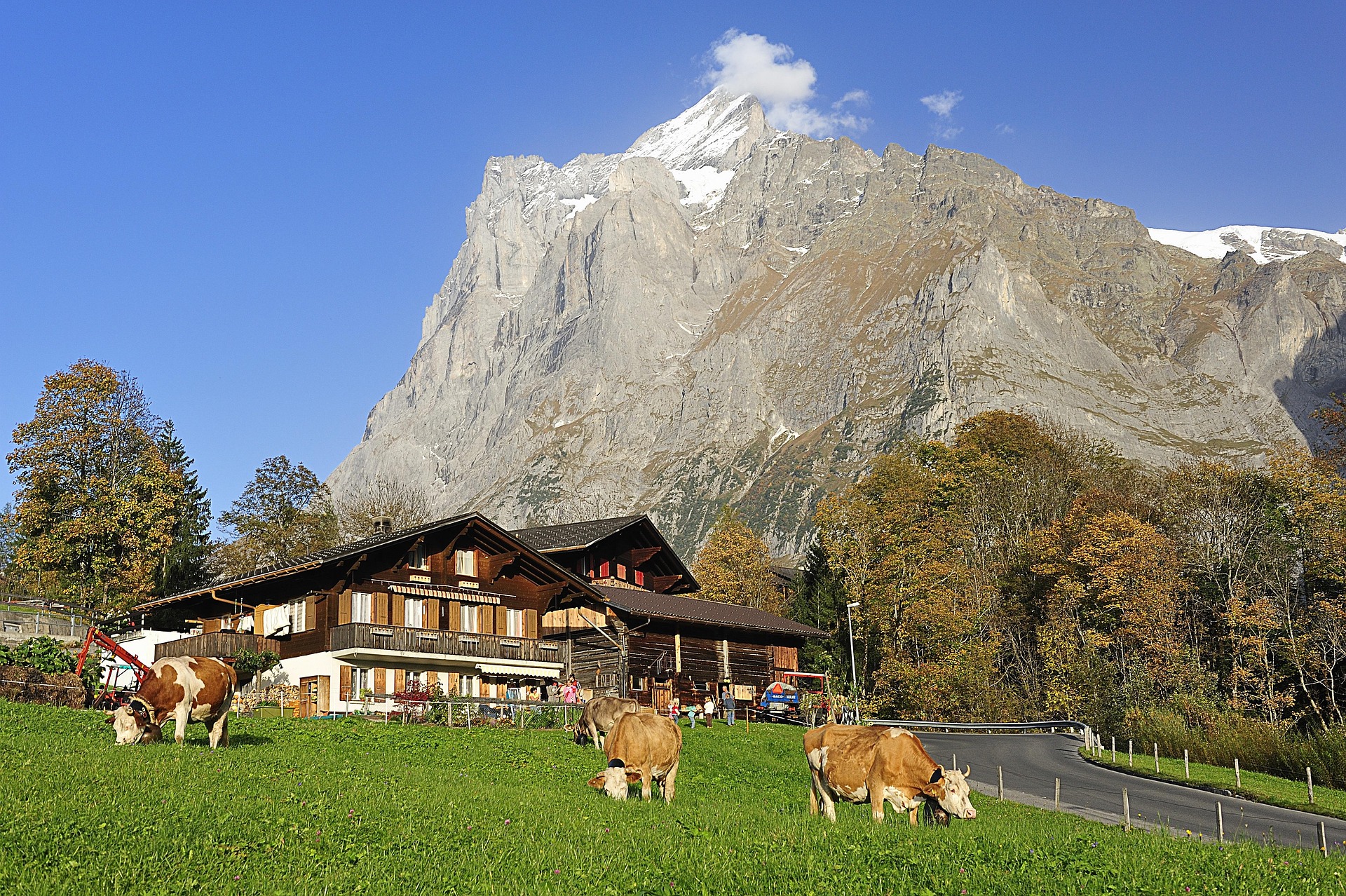 trekking across switzerland